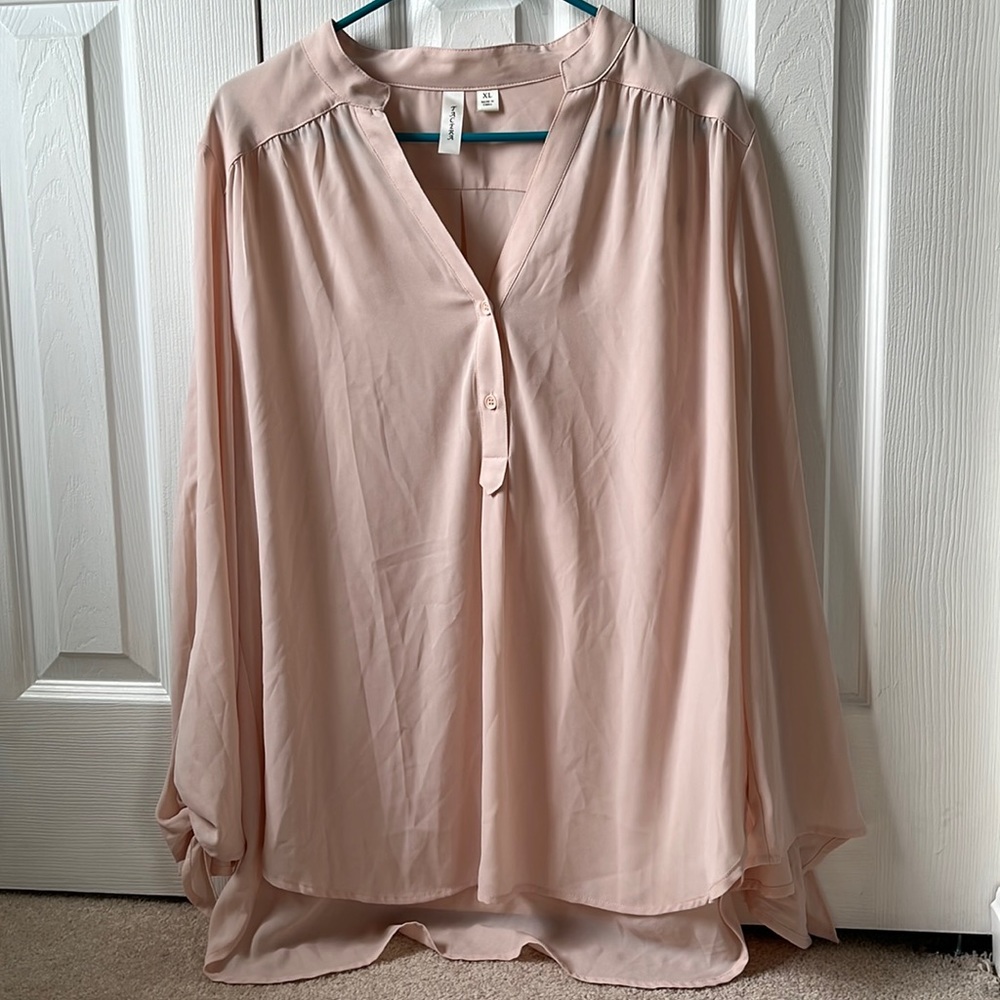 Pale pink blouse